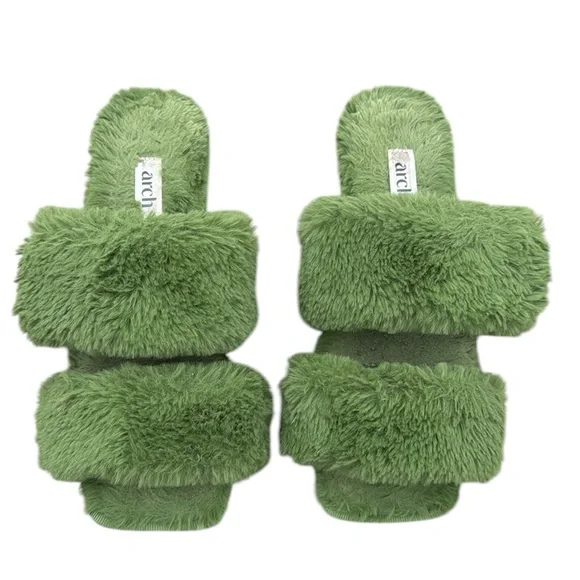 Arch Women's Green push  Edit Slipper - Kelly Green sandals sz 7.5 - Picture 2 of 5